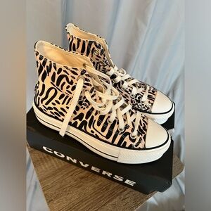 Converse Women's Animal Print High-Top Sneakers